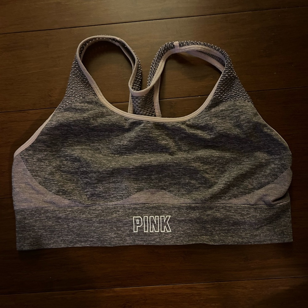 lavender pink sports bra